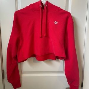 Cropped champion hoodie